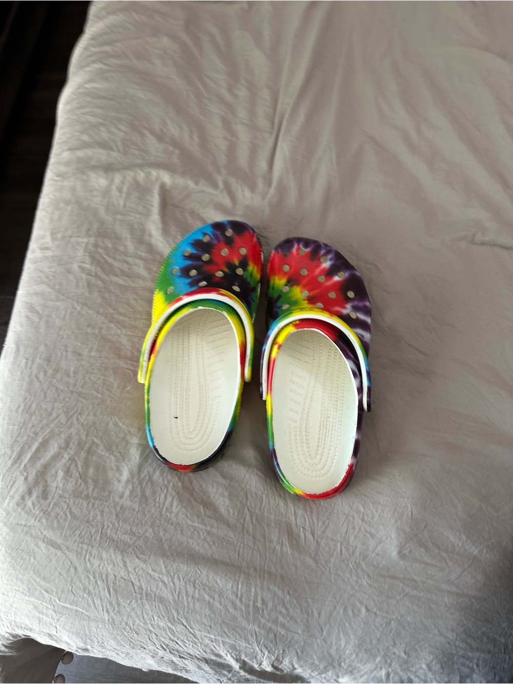Tie-Dye crocs